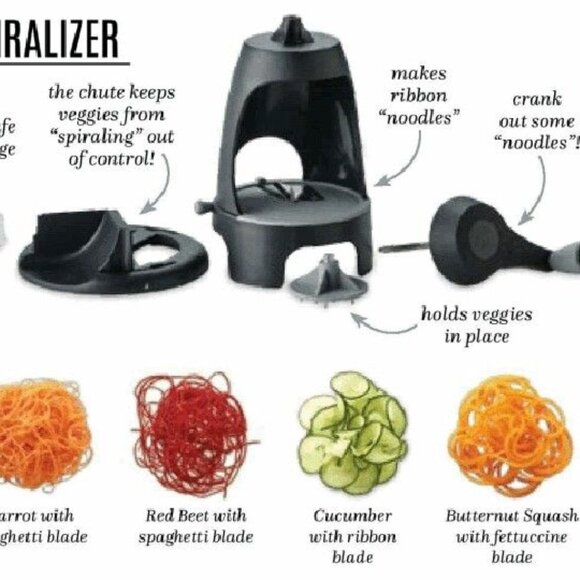 NEW! Pampered Chef Veggie Spiralizer - Picture 3 of 7